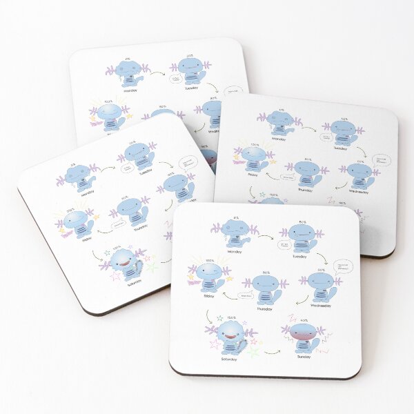 Item preview, Wooper Moods of the Week designed and sold by Greatbluewhale3.
