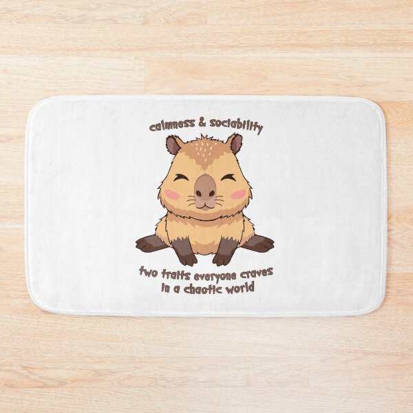 Item preview, cute baby capybara, calmness and sociability designed and sold by veibone.