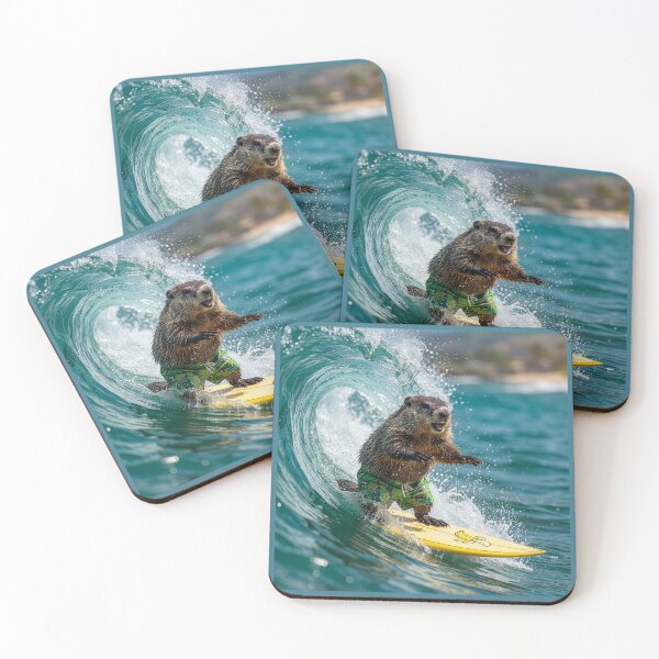 Item preview, Surfin' Woodchuck (Groundhog)  designed and sold by Tridentulus.