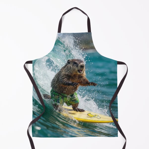 Item preview, Surfin' Woodchuck (Groundhog) designed and sold by Tridentulus.