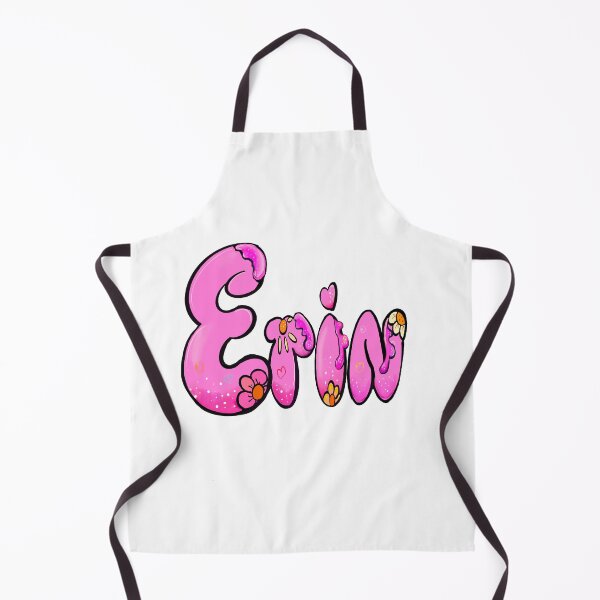 Item preview, Erin Name - Personalized pink Bubble Letters Daisy Flowers gift for girls and women named Erin designed and sold by Artonmytee.