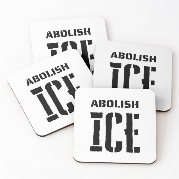Item preview, ABOLISH ICE Stencil Protest Design – Activist Street Typography designed and sold by LEOdesignerArt.