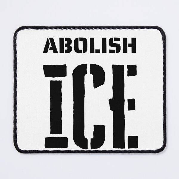 Item preview, ABOLISH ICE Stencil Protest Design – Activist Street Typography designed and sold by LEOdesignerArt.