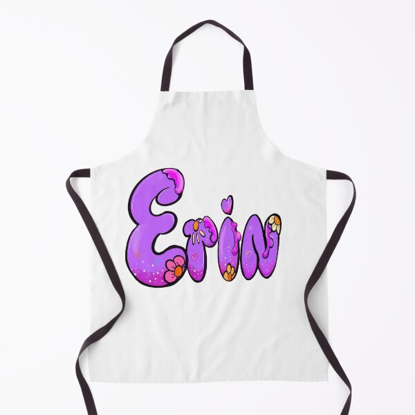 Item preview, Erin Name - Personalized Purple Bubble Letters Daisy Flowers gift for girls and women named Erin designed and sold by Artonmytee.