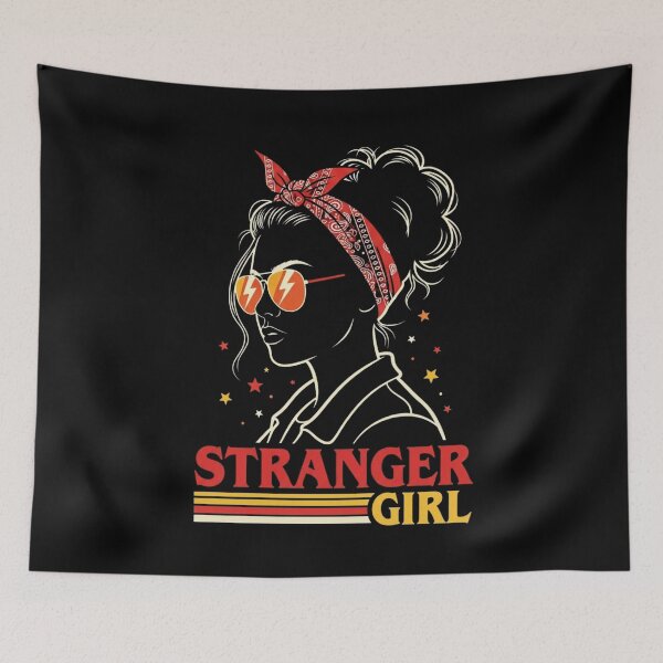 Item preview, Stranger Girl Stranger Things Fan 80s Retro Nostalgia designed and sold by SofenArt.