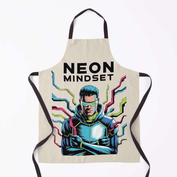 Item preview, Neon Mindset – Cyberpunk Minimalist Line Art Vector | Futuristic Sci‑Fi Design designed and sold by Design_Your_Day.