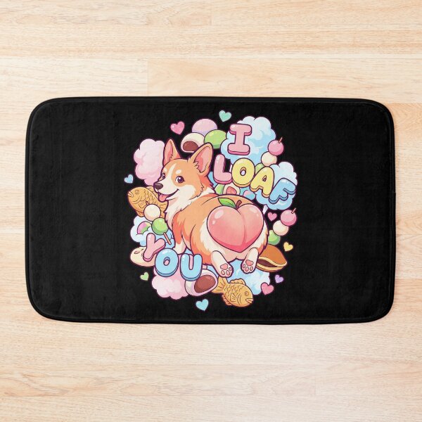 Item preview, Corgi Loaf Peach Heart Butt designed and sold by Tong4130.