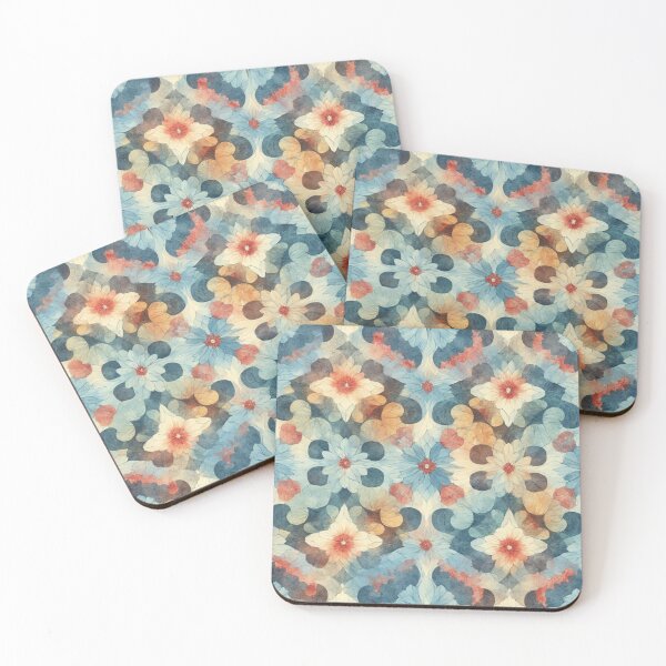 Item preview, Floral Watercolor Medallions designed and sold by Virtuals1.