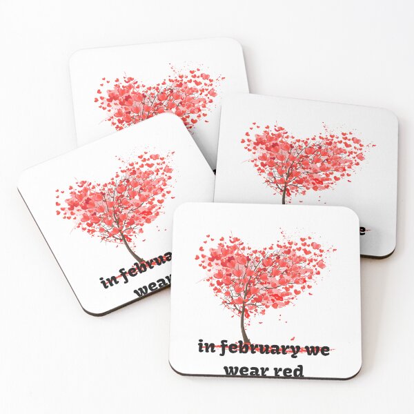 Item preview, In February We Wear Red – Valentine Love Silhouette Sticker designed and sold by GOTCHO1.