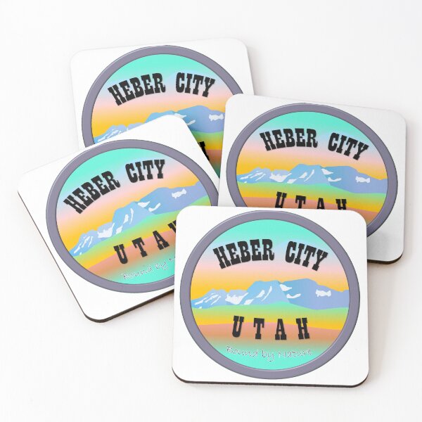 Item preview, Heber City Sticker – Mountain Roots, Nature Soul designed and sold by 5adraval.