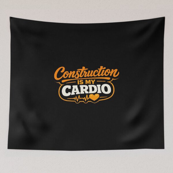 Item preview, Construction is my Cardio! designed and sold by 2Guys2Hammers.