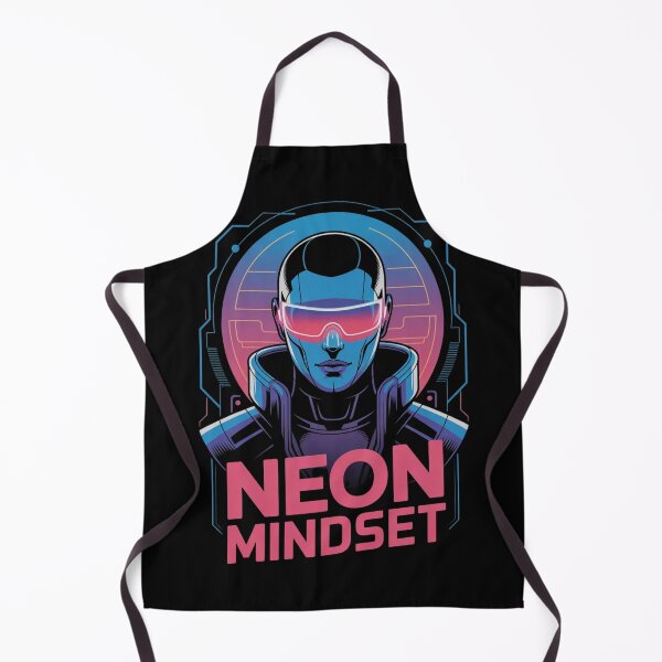 Item preview, Neon Mindset – Cyberpunk Minimalist Line Art Vector | Futuristic Sci‑Fi Design designed and sold by Design_Your_Day.