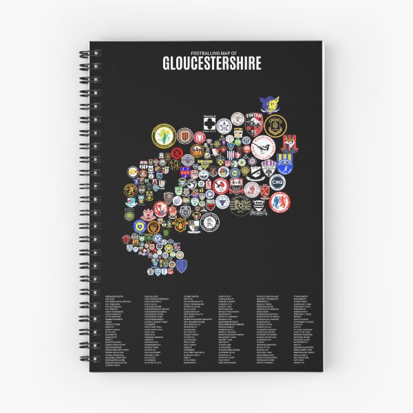 Item preview, Mens Footballing Map of Gloucestershire designed and sold by Footy-Maps.