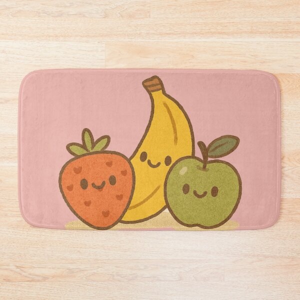 Item preview, Kawaii Fruit Trio Friends designed and sold by Ecosetereos.