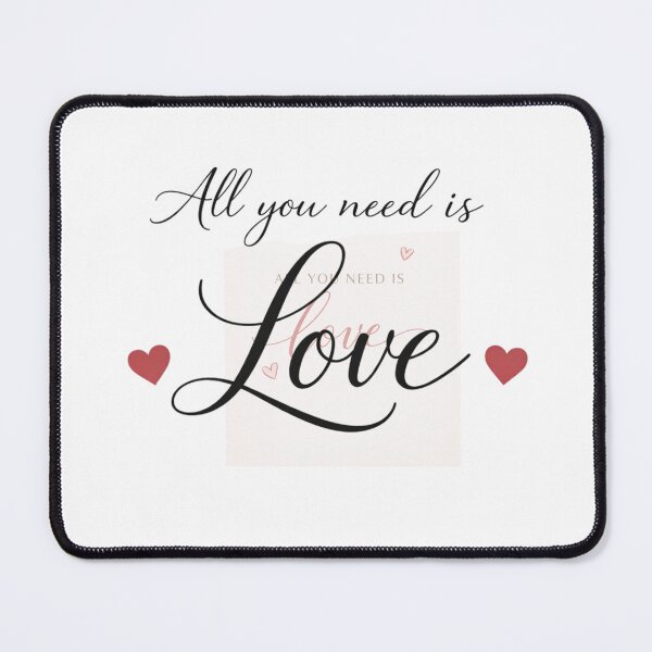 Item preview, All You Need Is Love Canvas Art, Valentine Printable Wall Art Gift for Lover designed and sold by tgmzshop.