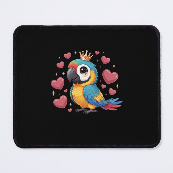 Item preview, Cute Parrot Pet Owner Crown Macaw Bird Lover Hearts designed and sold by CORJIDOG-ART.