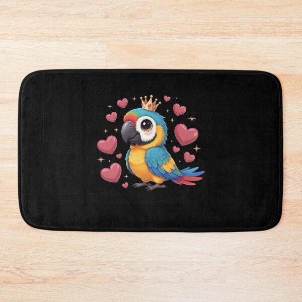 Item preview, Cute Parrot Pet Owner Crown Macaw Bird Lover Hearts designed and sold by CORJIDOG-ART.