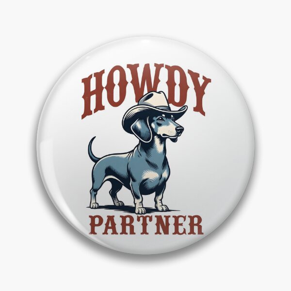 Item preview, Howdy Dachshund Cowboy designed and sold by Clauxel.