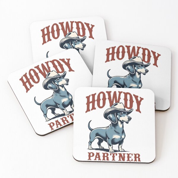 Item preview, Howdy Dachshund Cowboy designed and sold by Clauxel.