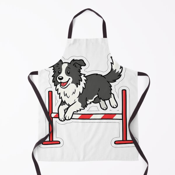Item preview, Cute Cartoon Border Collie Dog Agility Jump designed and sold by pawco.