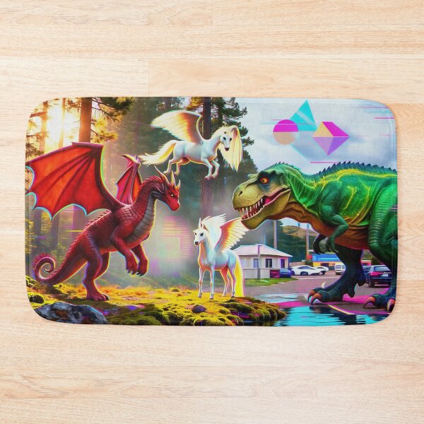 Item preview, Mythical and Prehistoric Creatures - Pegasus, Dragons and Dinosaur designed and sold by NaturePrints.