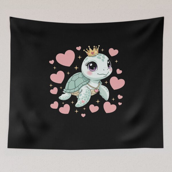 Item preview, Cute Baby Turtle Princess Royal Crown designed and sold by CORJIDOG-ART.
