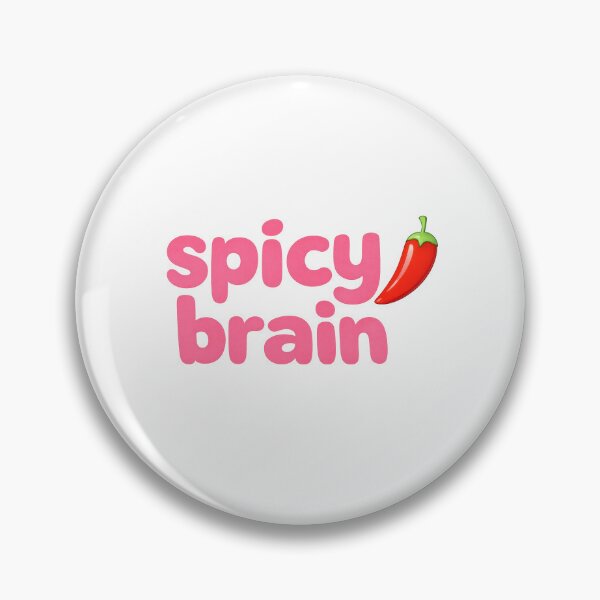 Item preview, Spicy Brain - Funny Cute Chilli Illustration designed and sold by olijo-online.