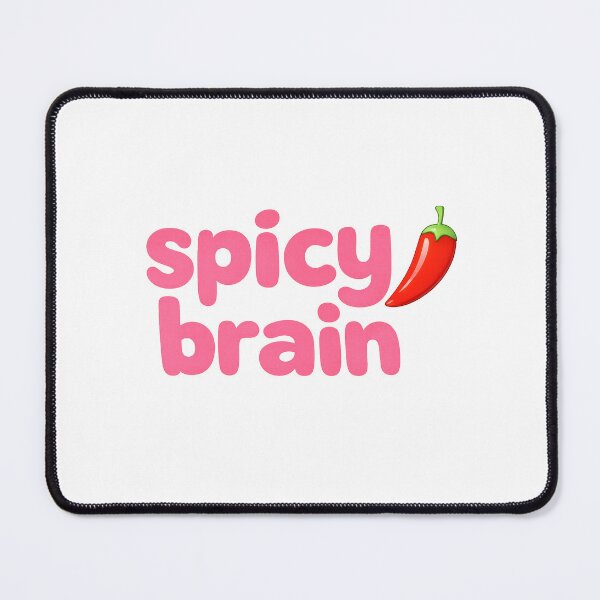 Item preview, Spicy Brain - Funny Cute Chilli Illustration designed and sold by olijo-online.