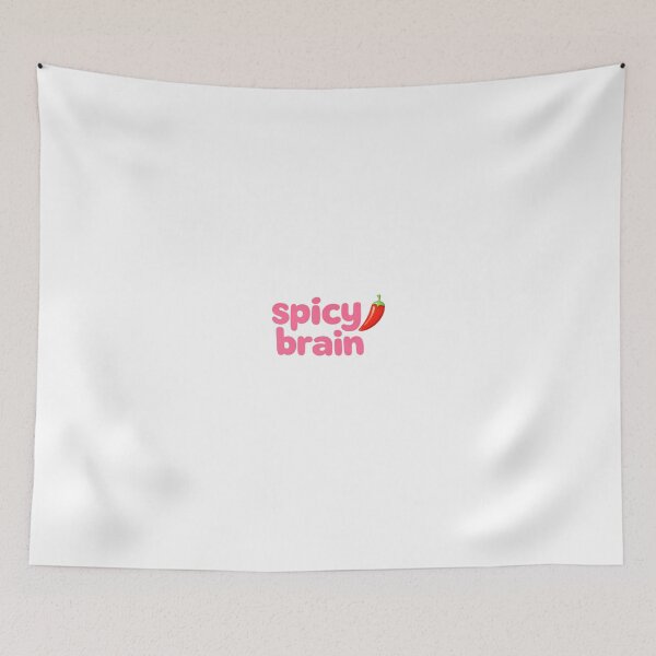 Item preview, Spicy Brain - Funny Cute Chilli Illustration designed and sold by olijo-online.
