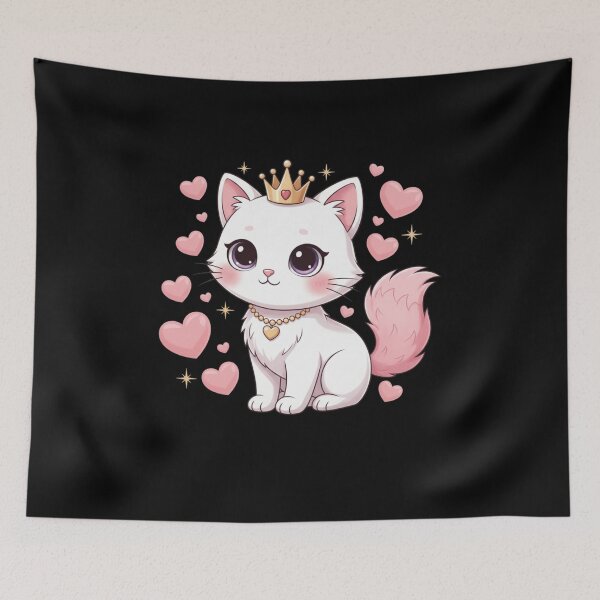 Item preview, Cute Princess Cat Royal Feline Kitten Lover designed and sold by CORJIDOG-ART.
