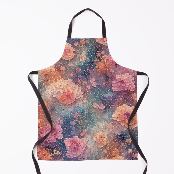 Item preview, Floral Mosaic: Delicate Blooms in Watercolor Texture designed and sold by Virtuals1.
