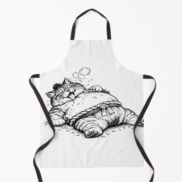 Item preview, Tired sumo cat designed and sold by 0siem.