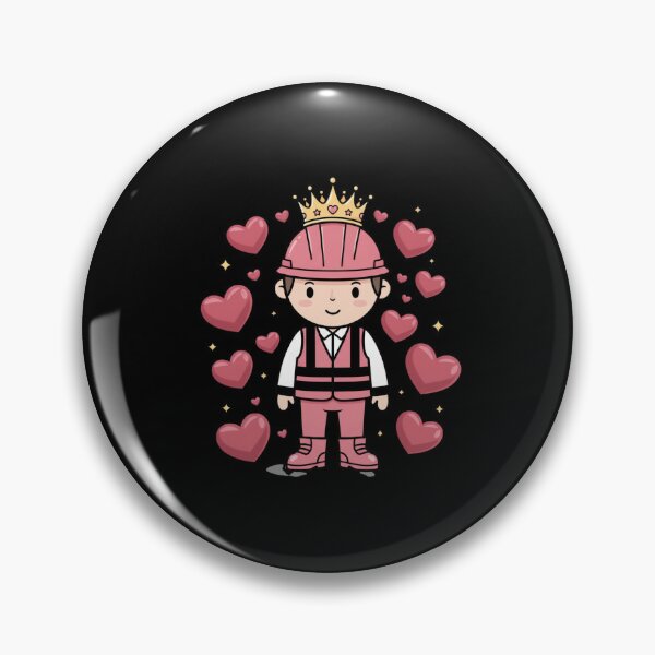 Item preview, Construction King Builder Engineer Foreman Dad Husband Gift designed and sold by CORJIDOG-ART.