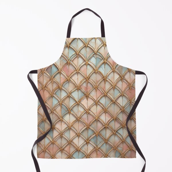 Item preview, Intricate Gothic Arch Pattern in Marble and Gold designed and sold by Virtuals1.