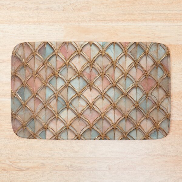Item preview, Intricate Gothic Arch Pattern in Marble and Gold designed and sold by Virtuals1.