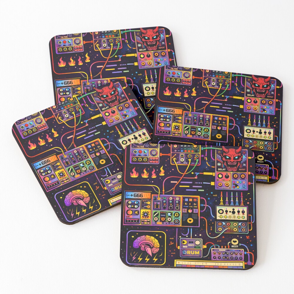 Item preview, Coasters (Set of 4) designed and sold by Toddlostproject.