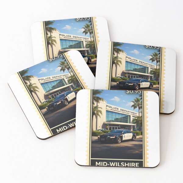 Item preview, Mid Wilshire PD Stamp Sticker  designed and sold by ouatisworld.