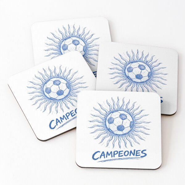 Item preview, Argentina Soccer Vintage Doodle - Campeones Sun Sketch designed and sold by Tee Nook.