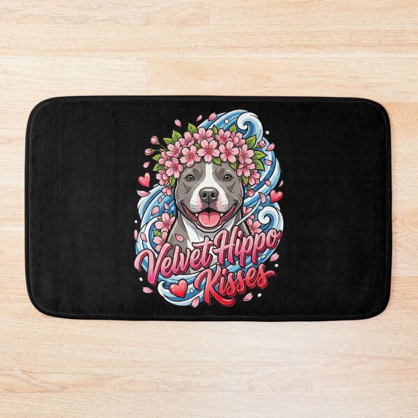 Item preview, Pitbull Velvet Hippo Flower Crown  designed and sold by Tong4130.