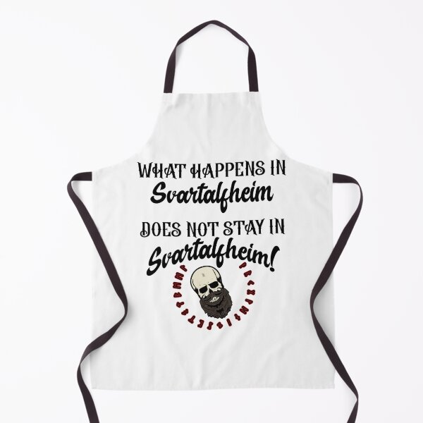 Item preview, What Happens in Svartalfheim Logo designed and sold by TheEpicAlec.