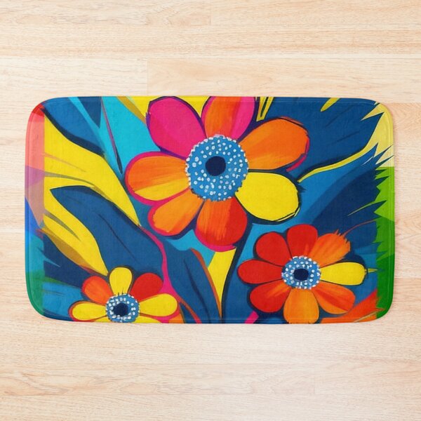 Item preview, Chroma floral, Neon flower blooms  designed and sold by KiwiArtistDK.