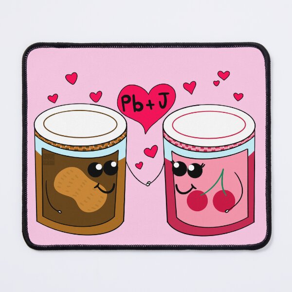 Item preview, Peanut butter and jelly love designed and sold by Angela’s Doodles.