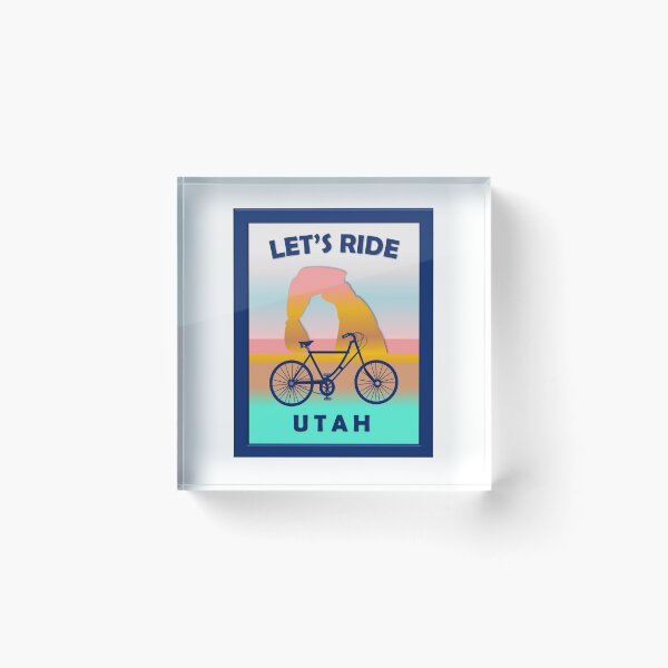 Item preview, Let’s Ride Utah – Delicate Arch Cycling Badge designed and sold by 5adraval.