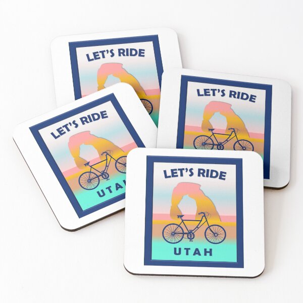 Item preview, Let’s Ride Utah – Delicate Arch Cycling Badge designed and sold by 5adraval.