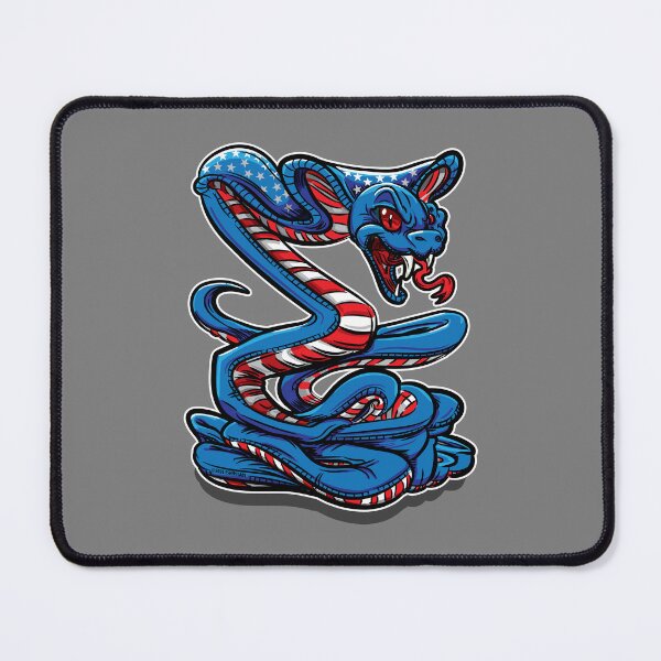 Item preview, Star Spangled American Cobra Snake designed and sold by eShirtLabs.