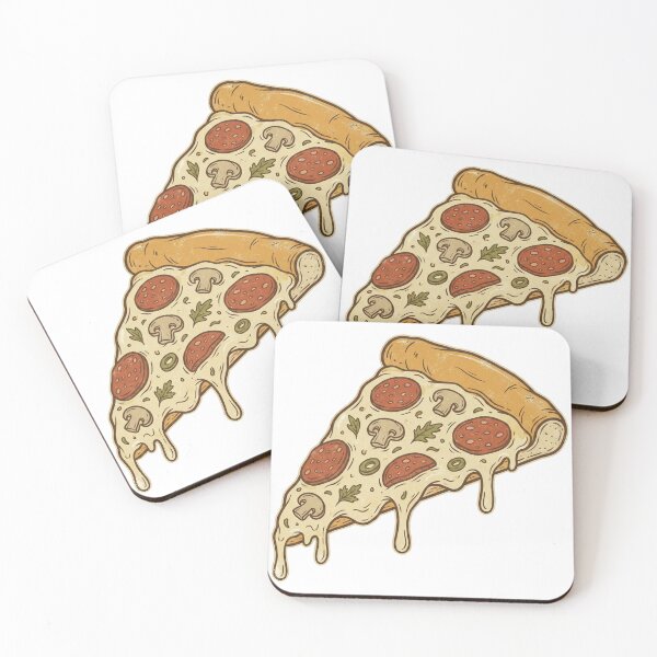 Item preview, Vintage Melting Cheese Pizza Slice designed and sold by pictranoosa.
