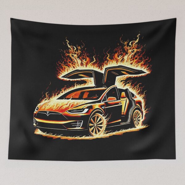 Item preview, cybertruck artwork designed and sold by TEEJAMBOREE.