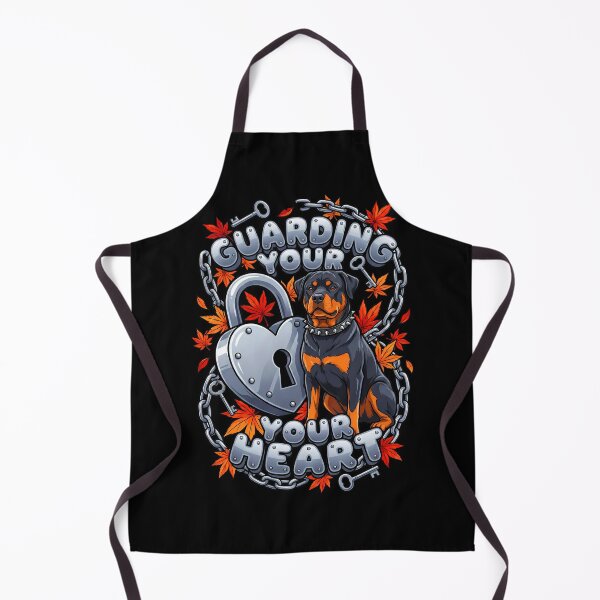 Item preview, Rottweiler Guarding Heart Lock Key designed and sold by Tong4130.