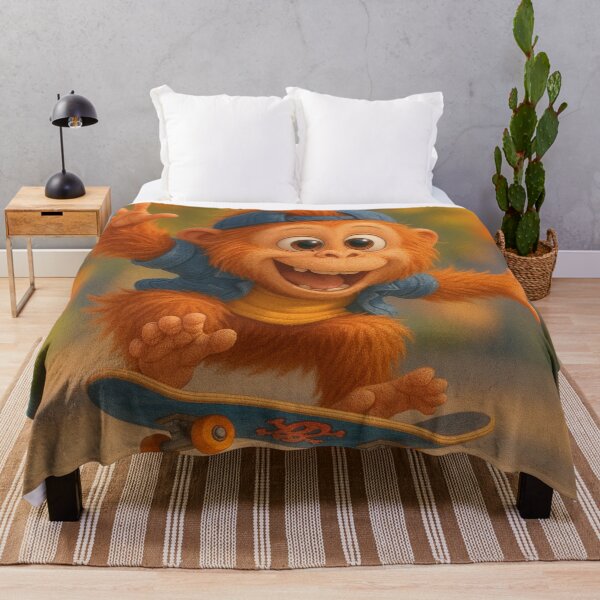 Item preview, Skater Orangutan designed and sold by Sillytoe.