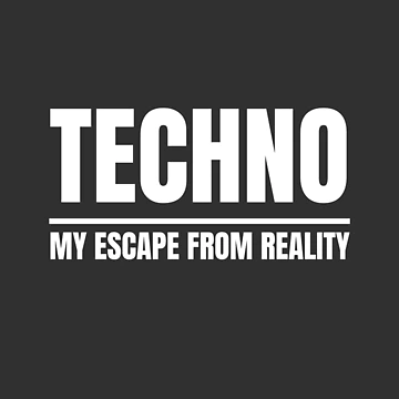 Artwork thumbnail, Techno Addict Techno Raves Raver Afterhour by Team150Designz